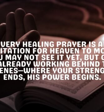 prayer for healing